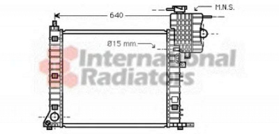 VAN WEZEL 30002336 -  Радиатор, охлаждение двигателя